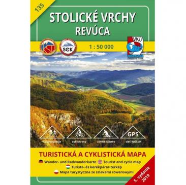 mapa Stolické vrchy, Revúca 1:50 000