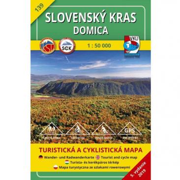 mapa Slovenský kras, Domica 1:50 000