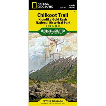 mapa NATIONAL GEOGRAPHIC - Chilkoot Trail