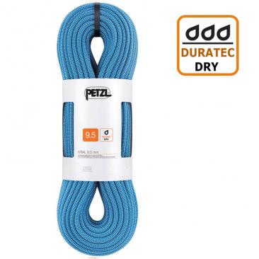 lano PETZL Arial 9.5mm Dry 60m blue