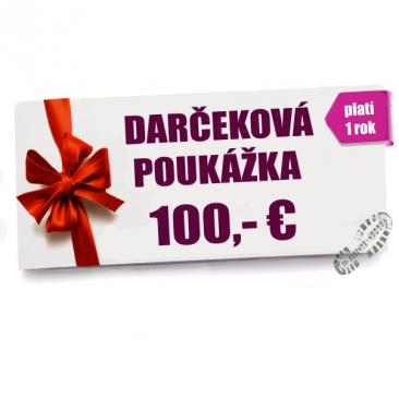 DARČEKOVÁ POUKÁŽKA NA 100,- EUR