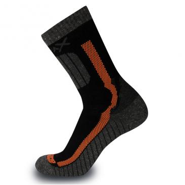 ponožky SHERPAX Dom black/grey