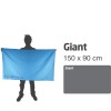 LIFEVENTURE SoftFibre Lite Trek Towel Giant grey (Obr. 1)