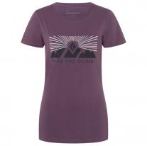 Presents for climbers BLACK DIAMOND W SS Rise and Climb Tee Mulberry
