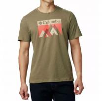 T-Shirts - Short Sleeve COLUMBIA M Alpine Way Sage Peak Fun