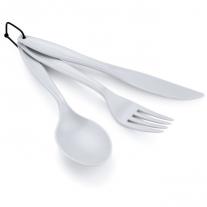 Cutlery, Grippers... GSI OUTDOORS 3pc. Ring Cutlery eggshell