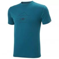 T-Shirts - Short Sleeve HELLY HANSEN Skog Graphic T-Shirt Deep Lagoon