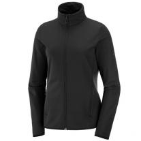 Outdoor Clothing SALOMON Outrack Full Zip Mid W black