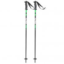  ski poles STUF Alpin Pro JR black/green