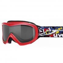 Skiing, Winter Sports ski goggles UVEX Wizzard DL red